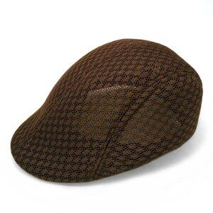 Diona J Breathable Duckbill Driving Sun Cabbie Golf Beret Gatsby Brown H…
